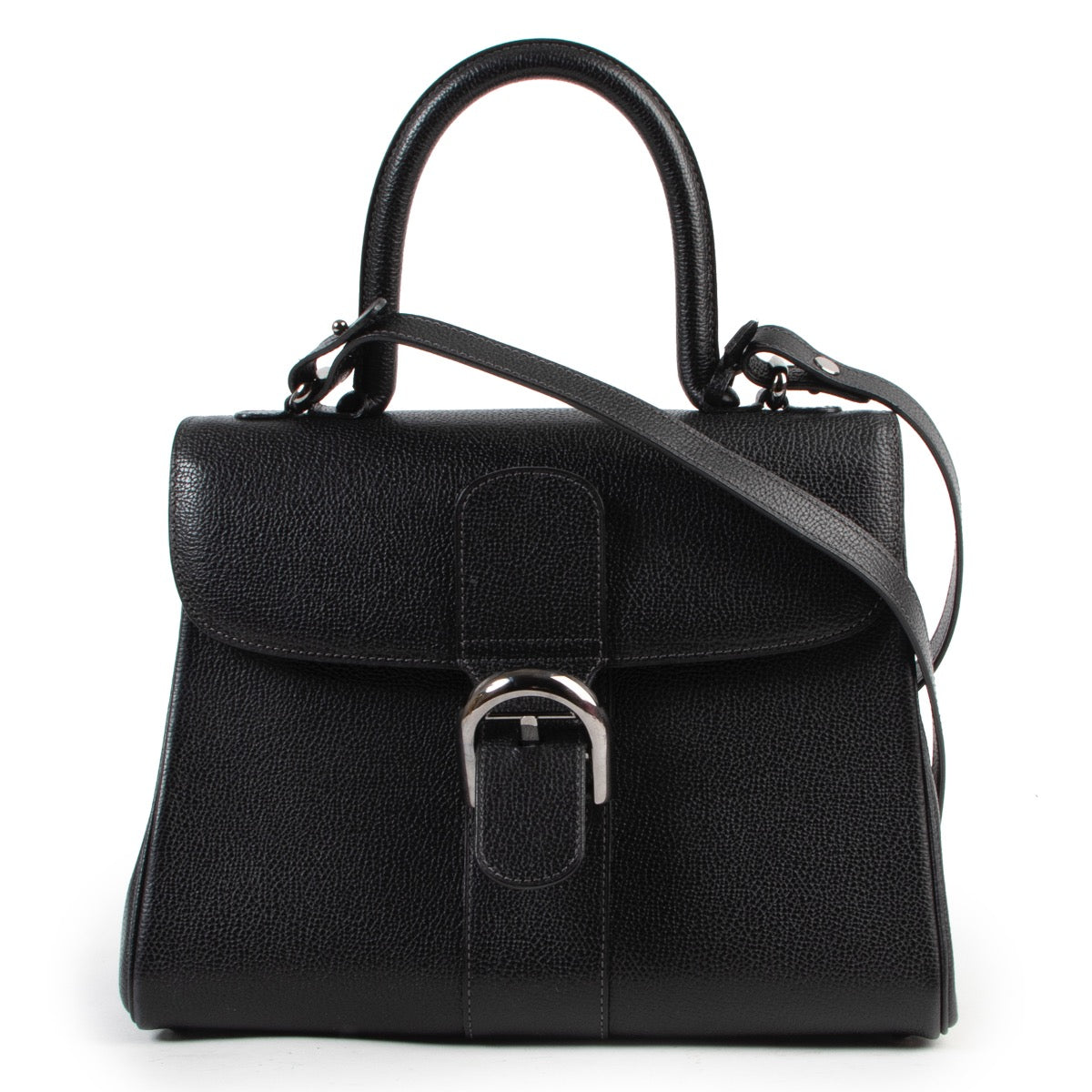 Delvaux Black Rodéo Calf Brillant MM