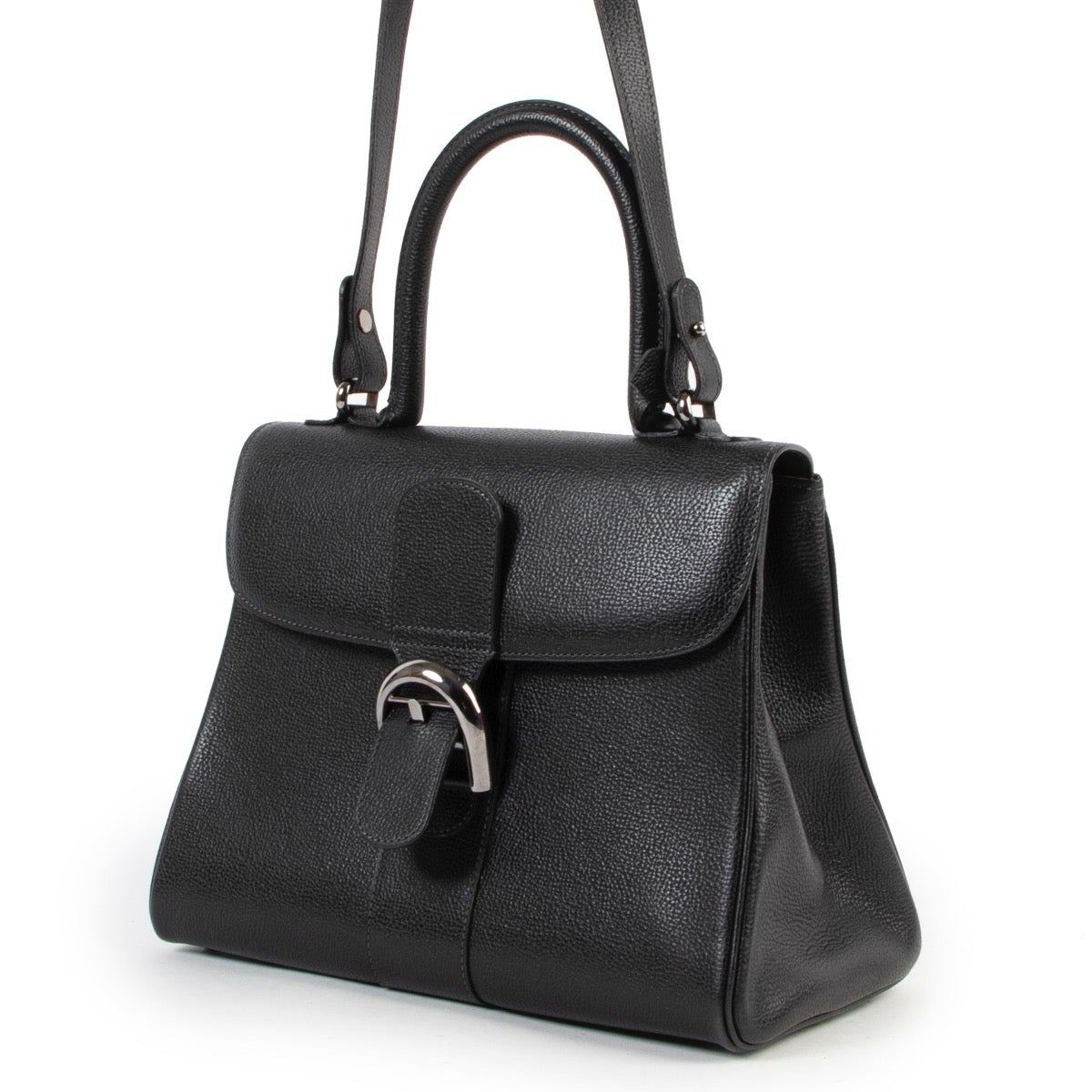 Delvaux Black Rodéo Calf Brillant MM tweedehads tegen de beste prijs