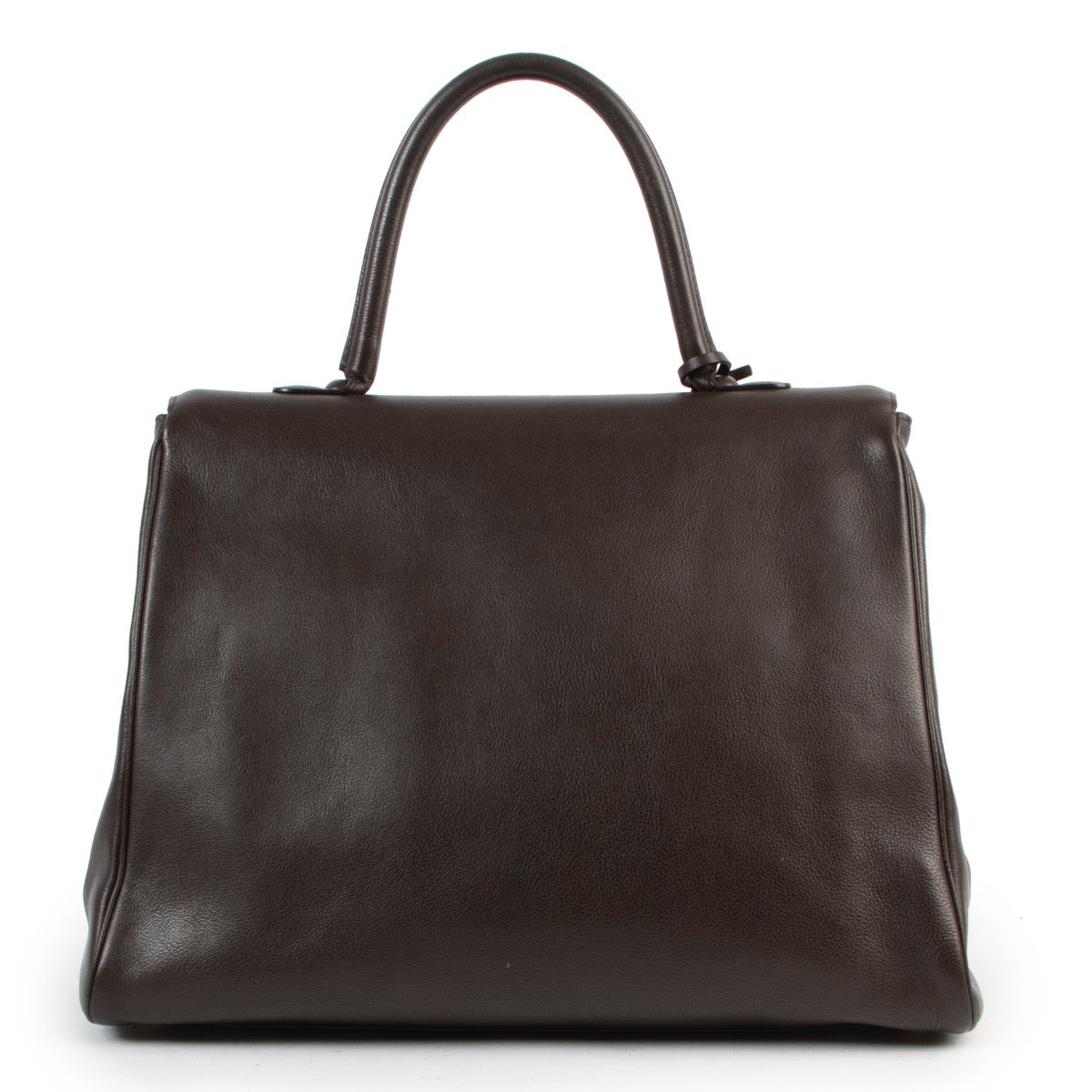 Delvaux Dark Brown Brillant XL
