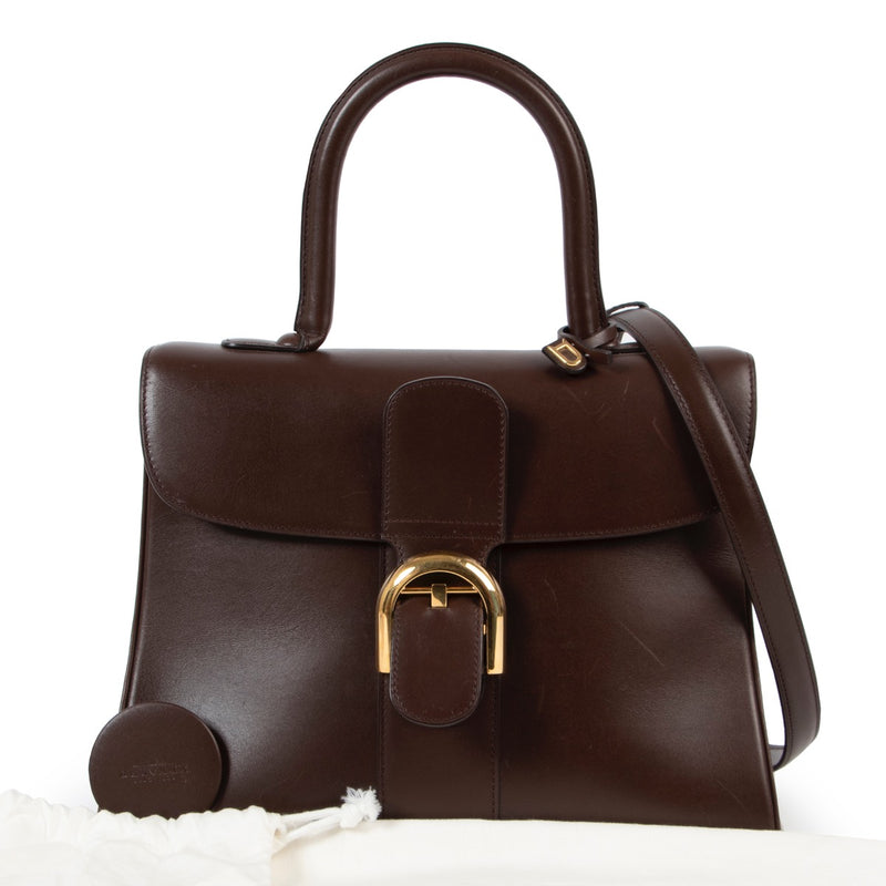 Delvaux Brown Brillant MM GHW box at Labellov online or in store available for a reasonable price and in good condition. Get them now!