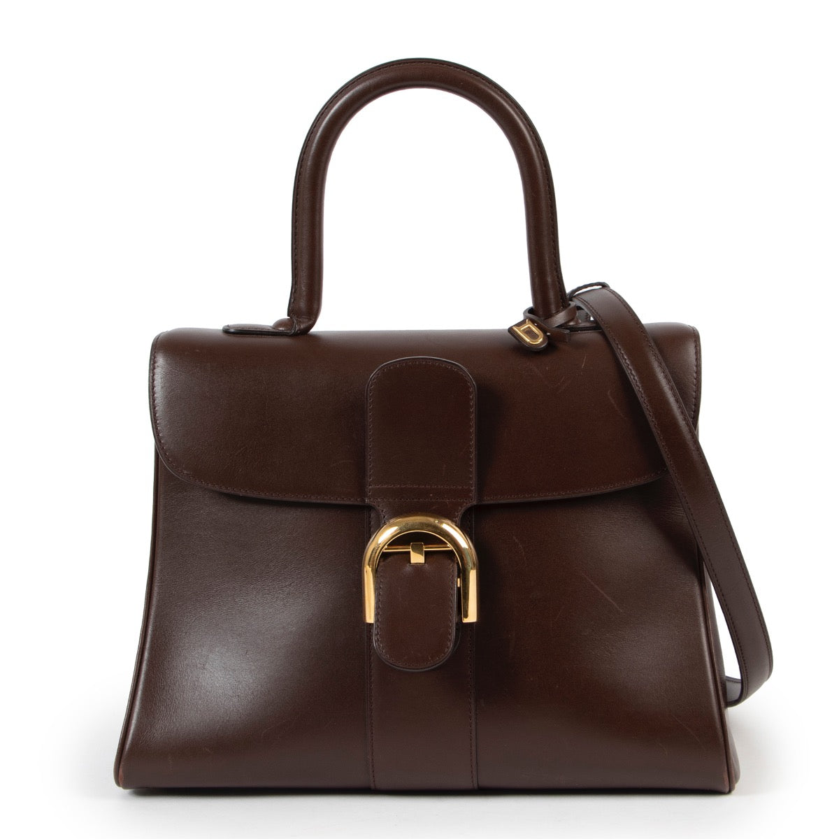 Delvaux Brown Brillant MM GHW box at Labellov online or in store available for a reasonable price and in good condition. Get them now!
