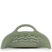 Shop safe online 100% authentic second hand Delvaux Green Limited Edition Kaisin Basket Bag in very good condition at the right price at Labellov in Antwerp.