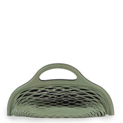 Shop safe online 100% authentic second hand Delvaux Green Limited Edition Kaisin Basket Bag in very good condition at the right price at Labellov in Antwerp.