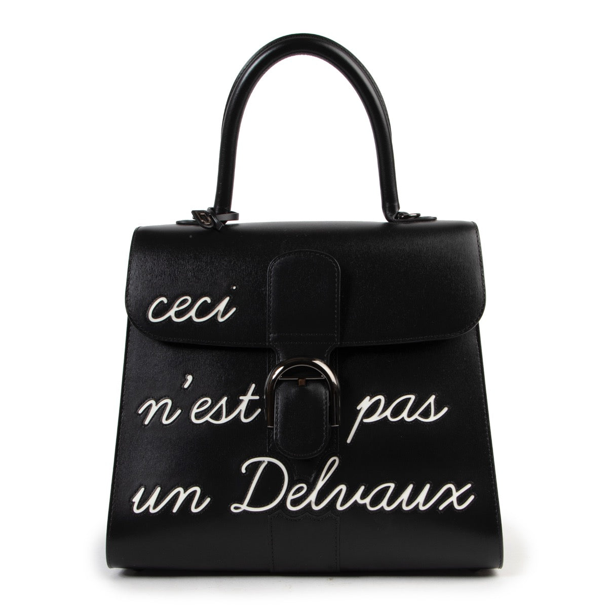 As New Delvaux L'Humour Brillant MM 'Ceci N'est Pas Un Delvaux' Limited Edition