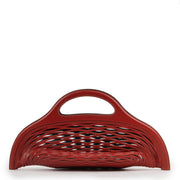 Shop safe online 100% authentic second hand Delvaux Red Limited Edition Kaisin Basket Bag in very good, excellent condition at the right price at Labellov in Antwerp.
