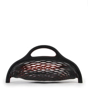 Shop safe online 100% authentic second hand Delvaux Red Limited Edition Kaisin Basket Bag in very good, excellent condition at the right price at Labellov in Antwerp.
