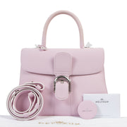 Koop deze full set volledig nieuw en 100% authentiek Delvaux Brillant Pink Nakuru MM Rodéo
