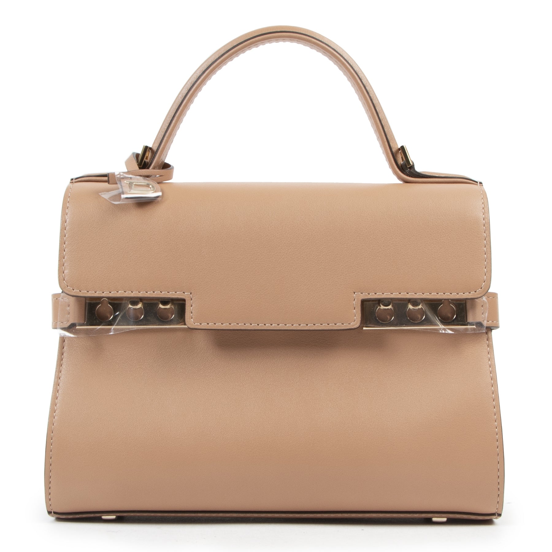 koop veilig authentieke nieuwe outlet Delvaux Mini Tempete Calf Souple Vison