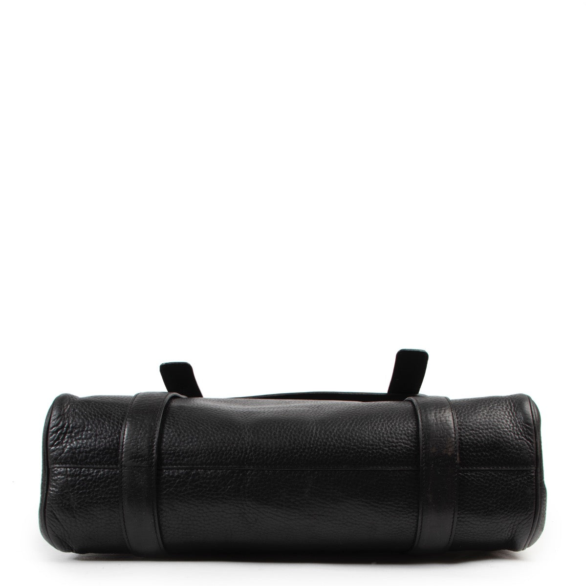 Shop safe online authentic second hand Delvaux Black Leather Shoulder Bag.