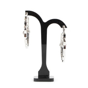 Christian Dior Silver Hoop Earrings for the best price at Labellov for the best price