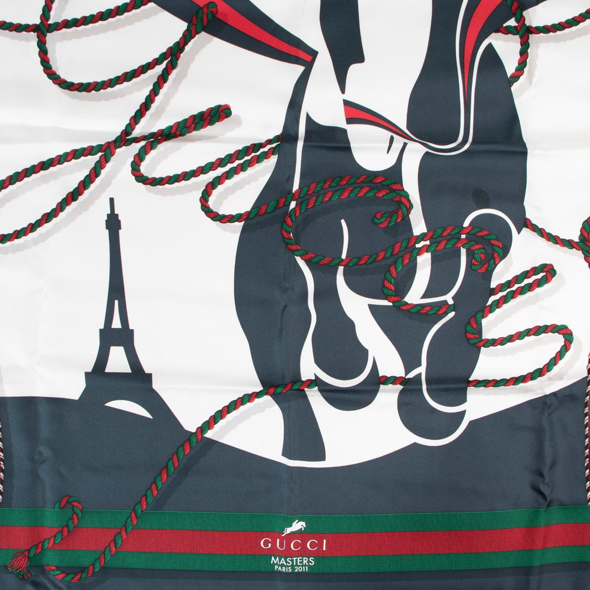 Buy online Gucci Paris Masters 2011 Limited Edition Scarf in a safe way. Shop Gucci Paris Masters 2011 Limited Edition Scarf in a safe way online. Buy authentic second hand Gucci Paris Masters 2011 Limited Edition Scarf safely.