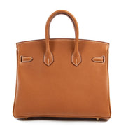 100% authentic brand new Hermes Birkin 25 Barenia Gold GHW