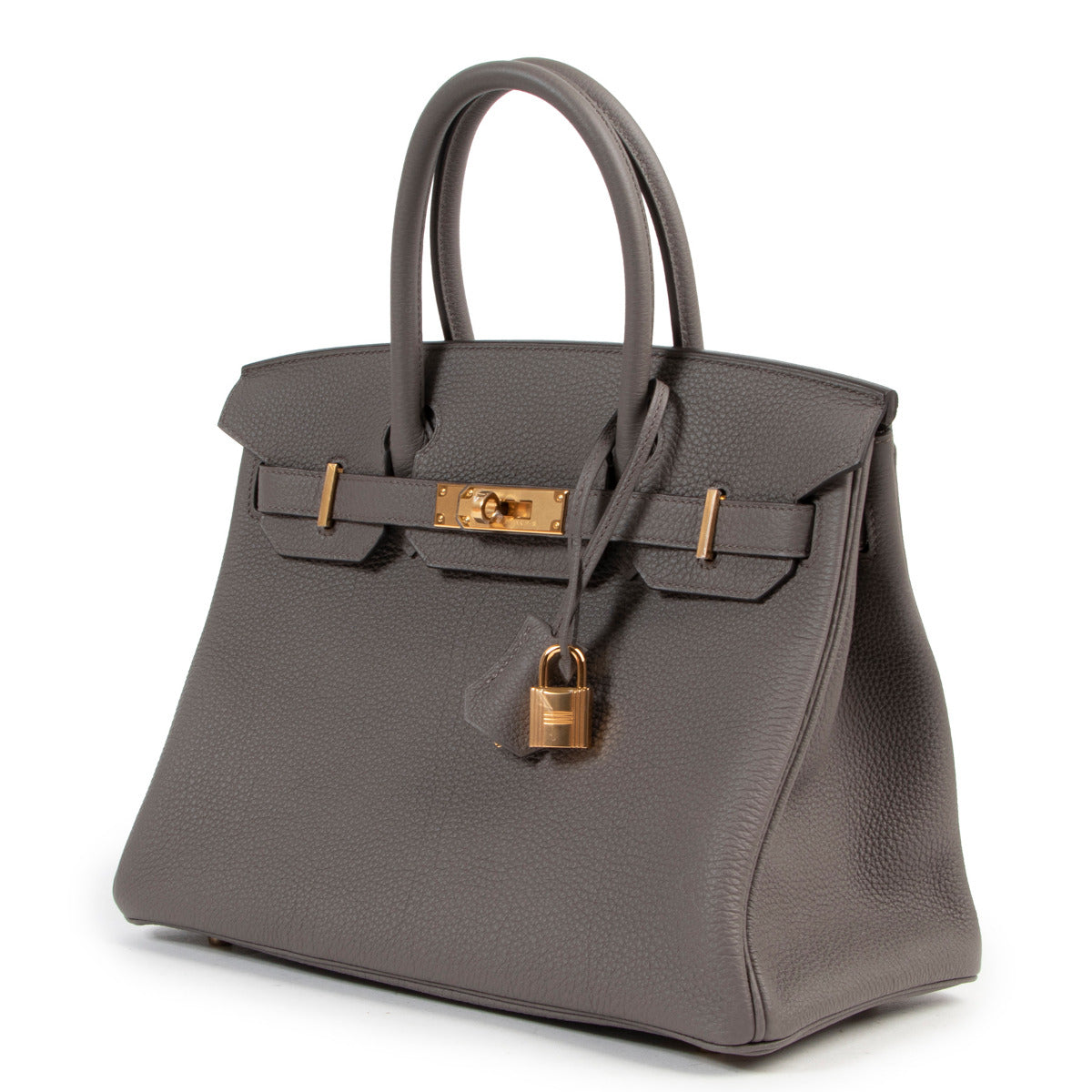 Hermès Birkin 30 Togo Gris Etain GHW