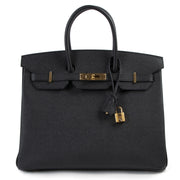 Hermès Birkin 35 Black Epsom GHW for the best price at Labellov secondhand luxury