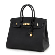 Hermès Birkin 35 Black Epsom GHW