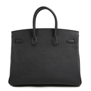 We buy and sell your authentic designer Hermès Birkin 35 Black Epsom GHW for the best price at Labellov