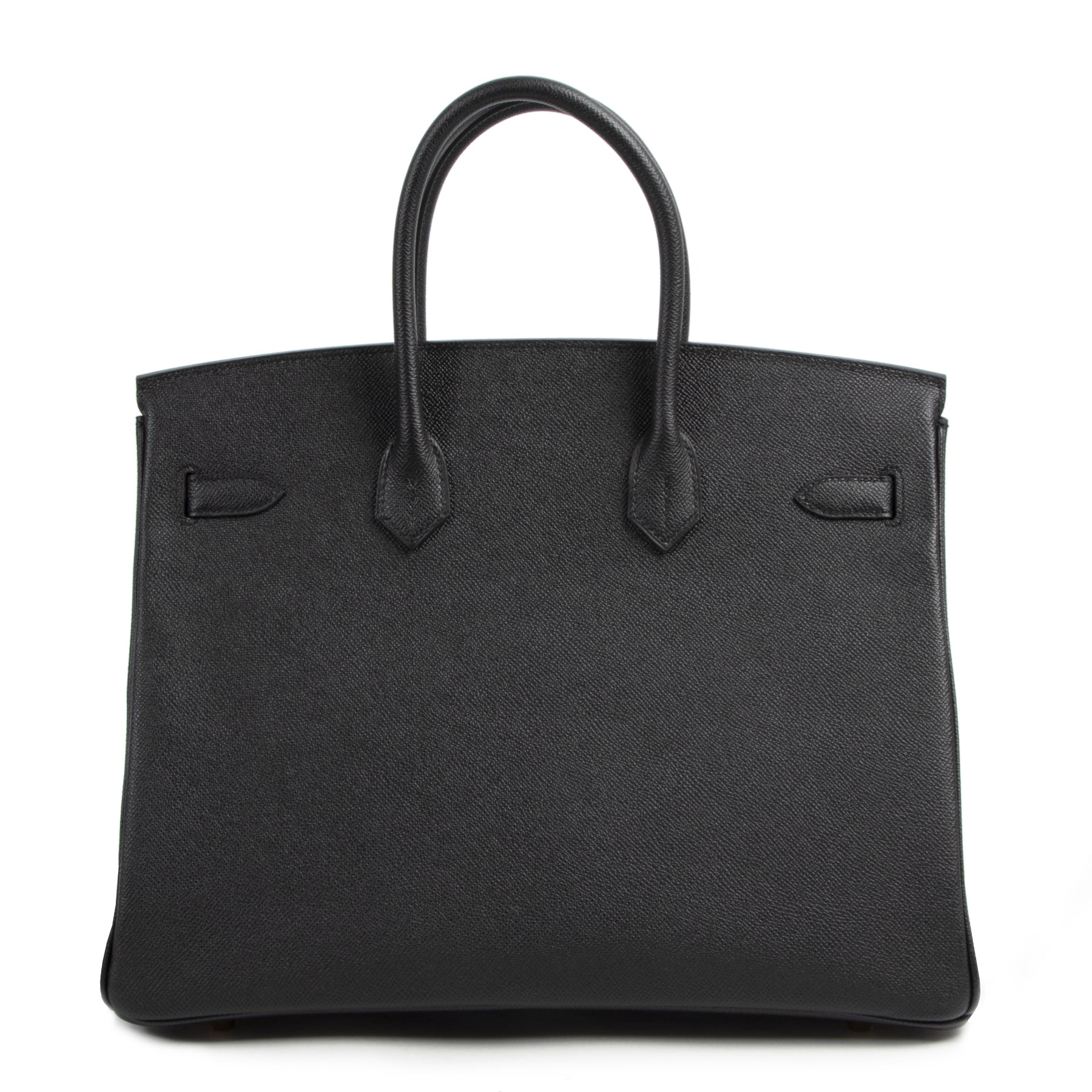 We buy and sell your authentic designer Hermès Birkin 35 Black Epsom GHW for the best price at Labellov