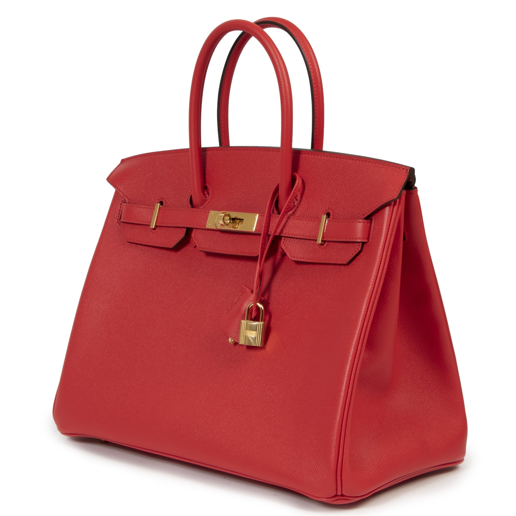 NEVER USED Hermes Birkin 35 Epsom Rouge Tomate GHW