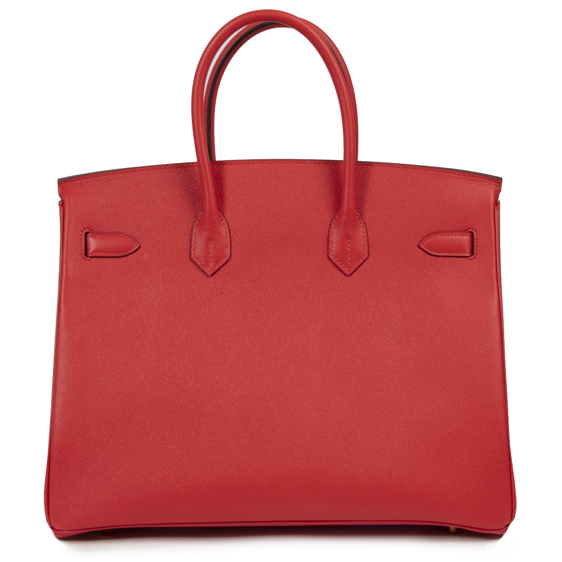 hard to find NEVER USED Hermes Birkin 35 Epsom Rouge Tomate GHW