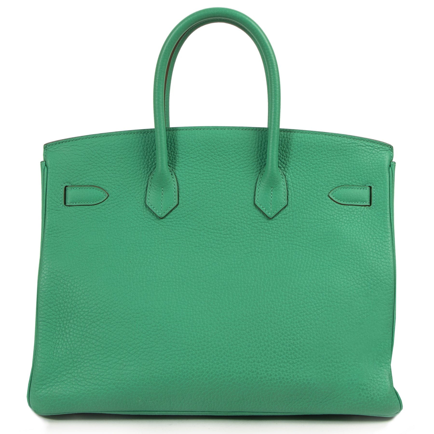 Hermès Birkin 35cm Taurillon Clemence Vert Menthe PHW