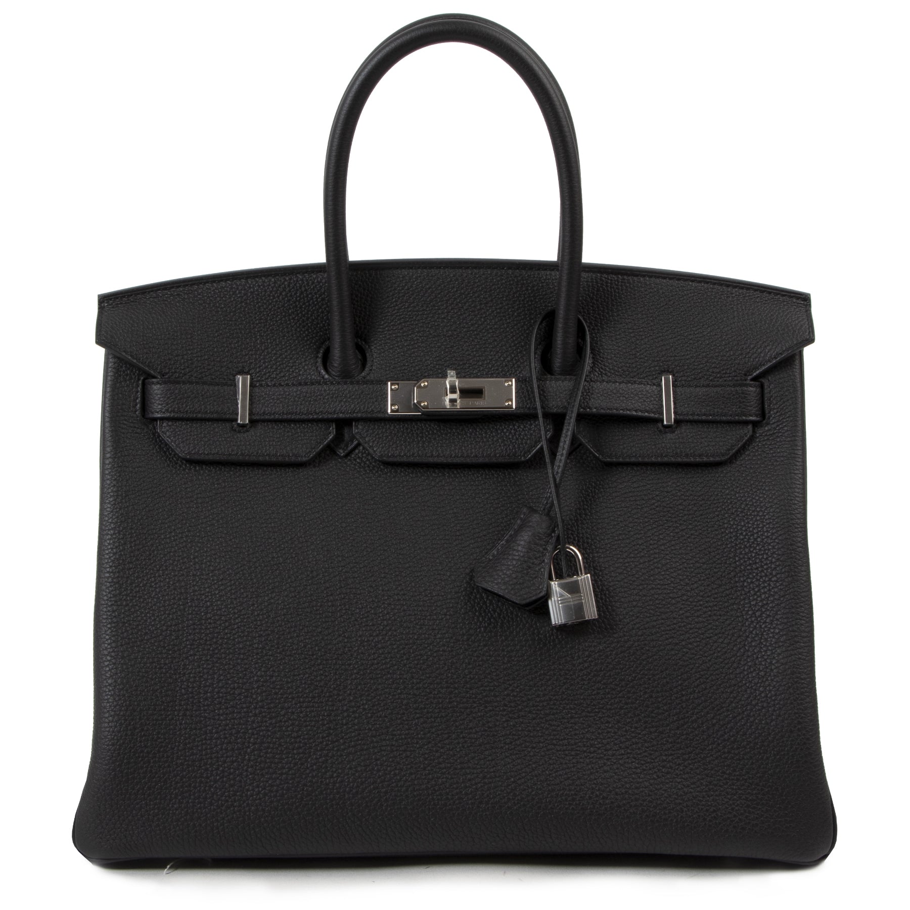 Hermès Birkin 35 Black Togo PHW for the best price at Labellov secondhand luxury