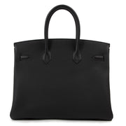 are you looking for an authentic and iconic Hermès Birkin 35 Black Togo PHW?