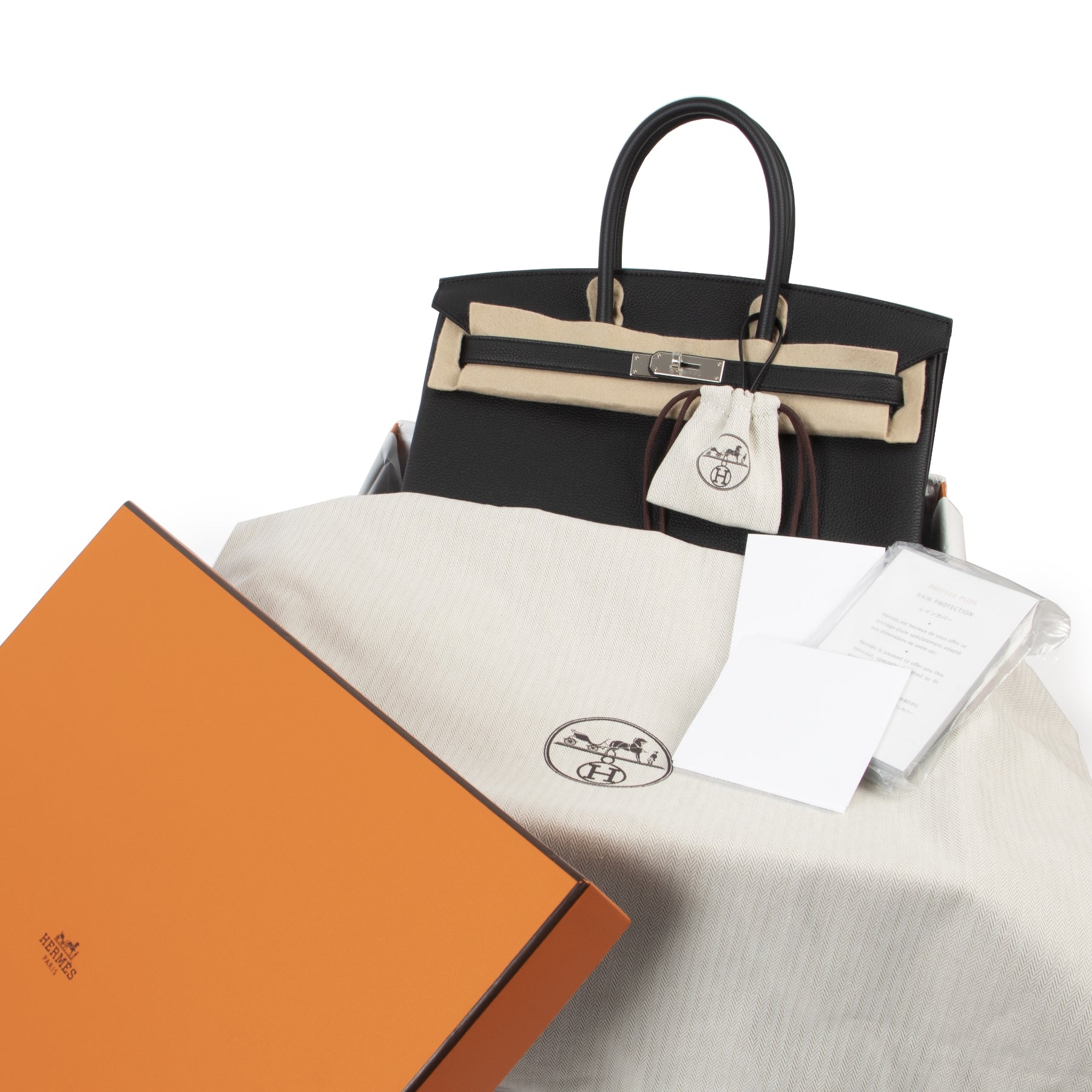 Hermès Birkin 35 Black Togo PHW for sale at Labellov secondhand luxury in Antwerp Belgium