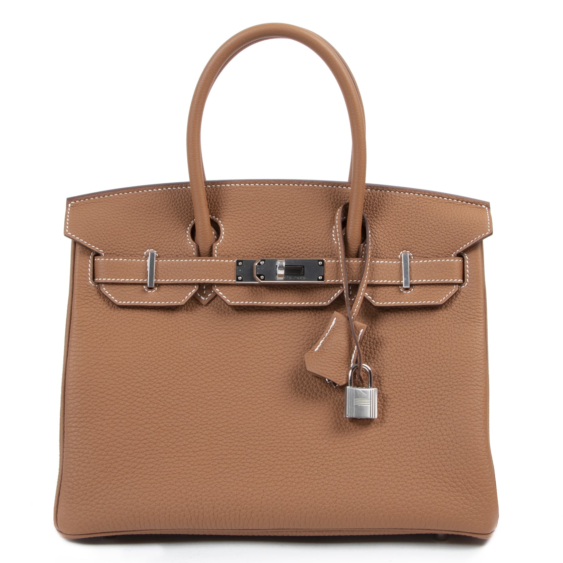 Hermès Birkin 30 Togo Gold PHW for the best price at Labellov secondhand luxury in Antwerp