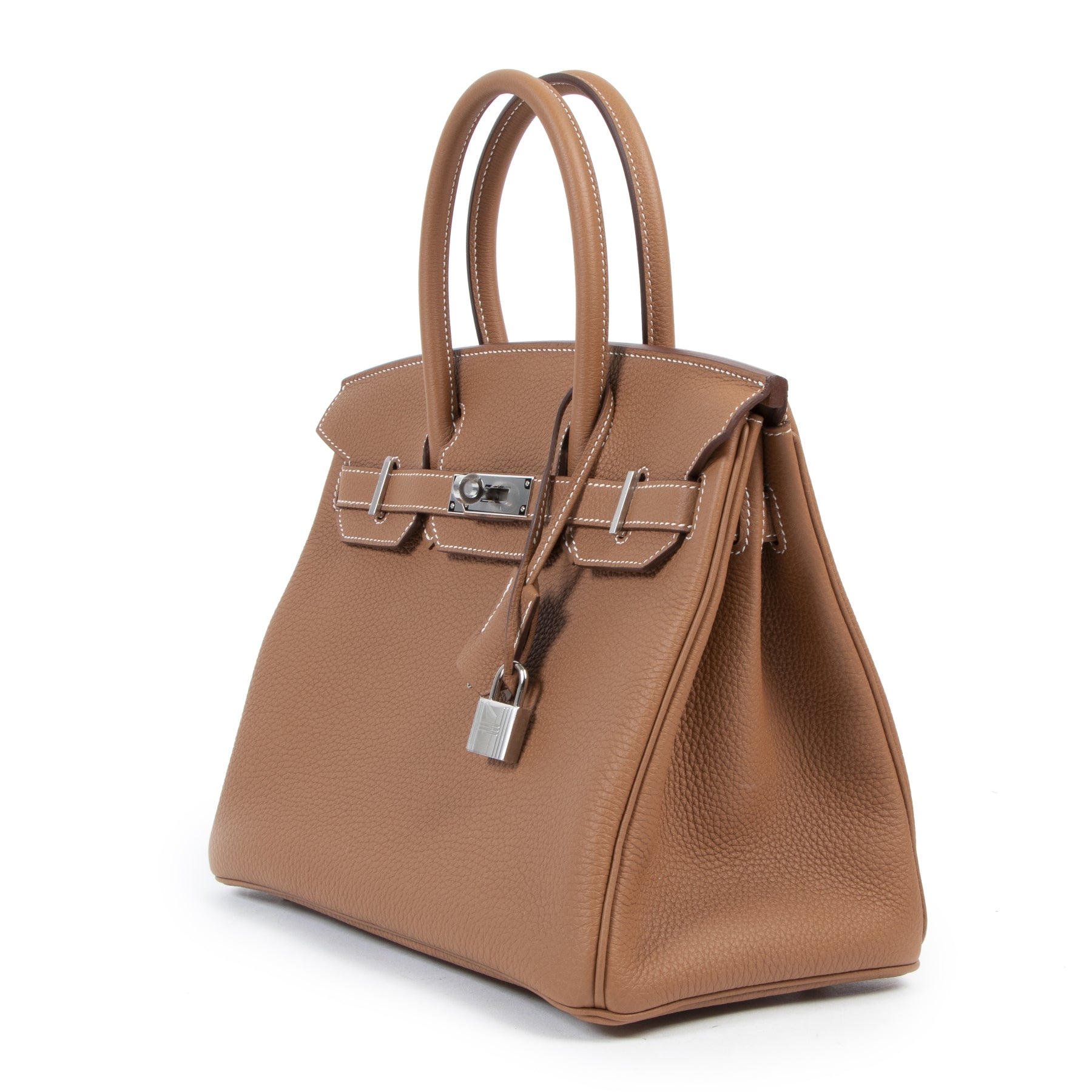 Hermès Birkin 30 Togo Gold PHW for sale online at Labellov secondhand luxury