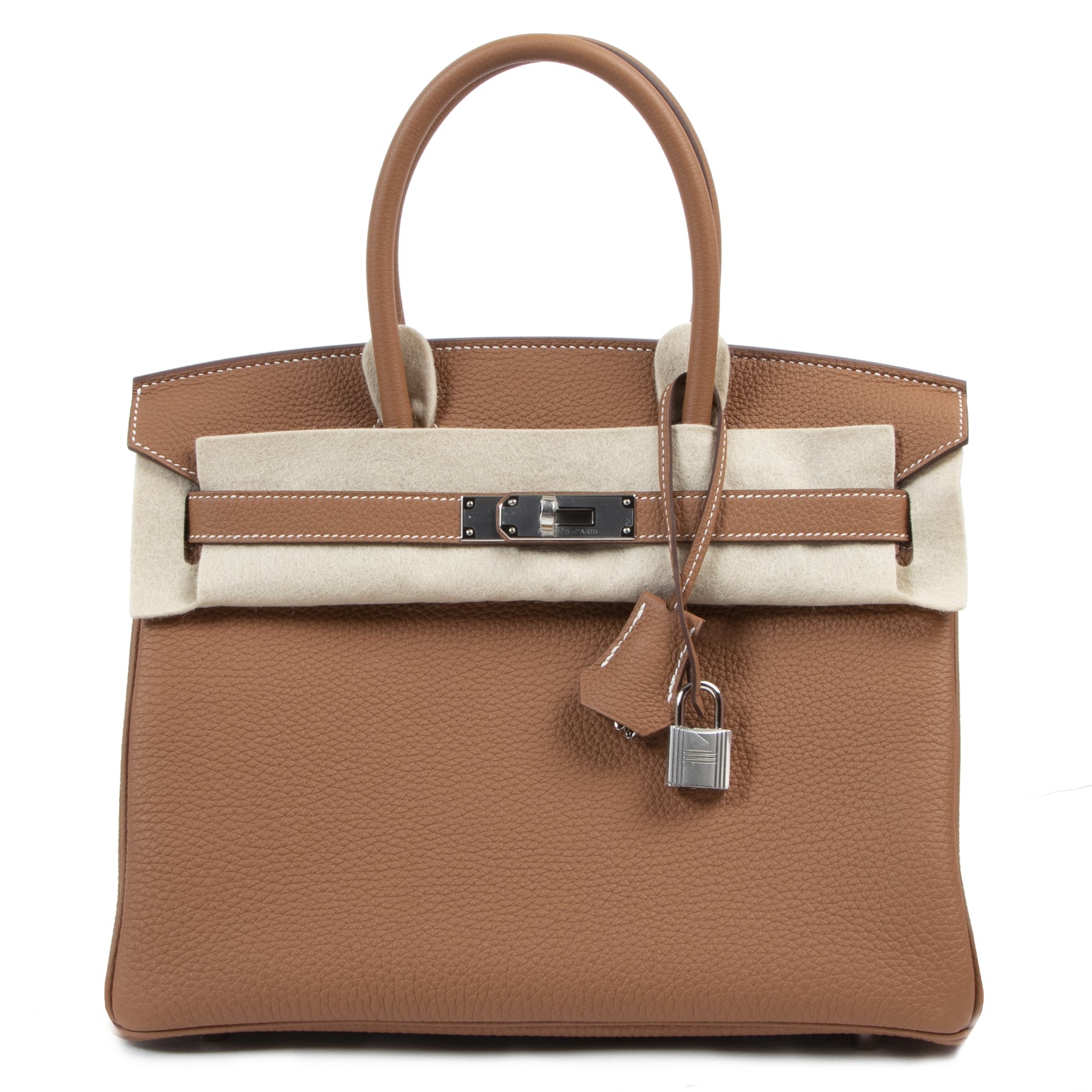 Hermès Birkin 30 Togo Gold PHW pour le meilleur prix chez Labellov à Anvers Belgique