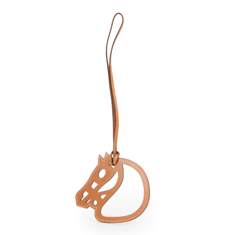 Hermès Paddock Cheval Gold Bag Charm