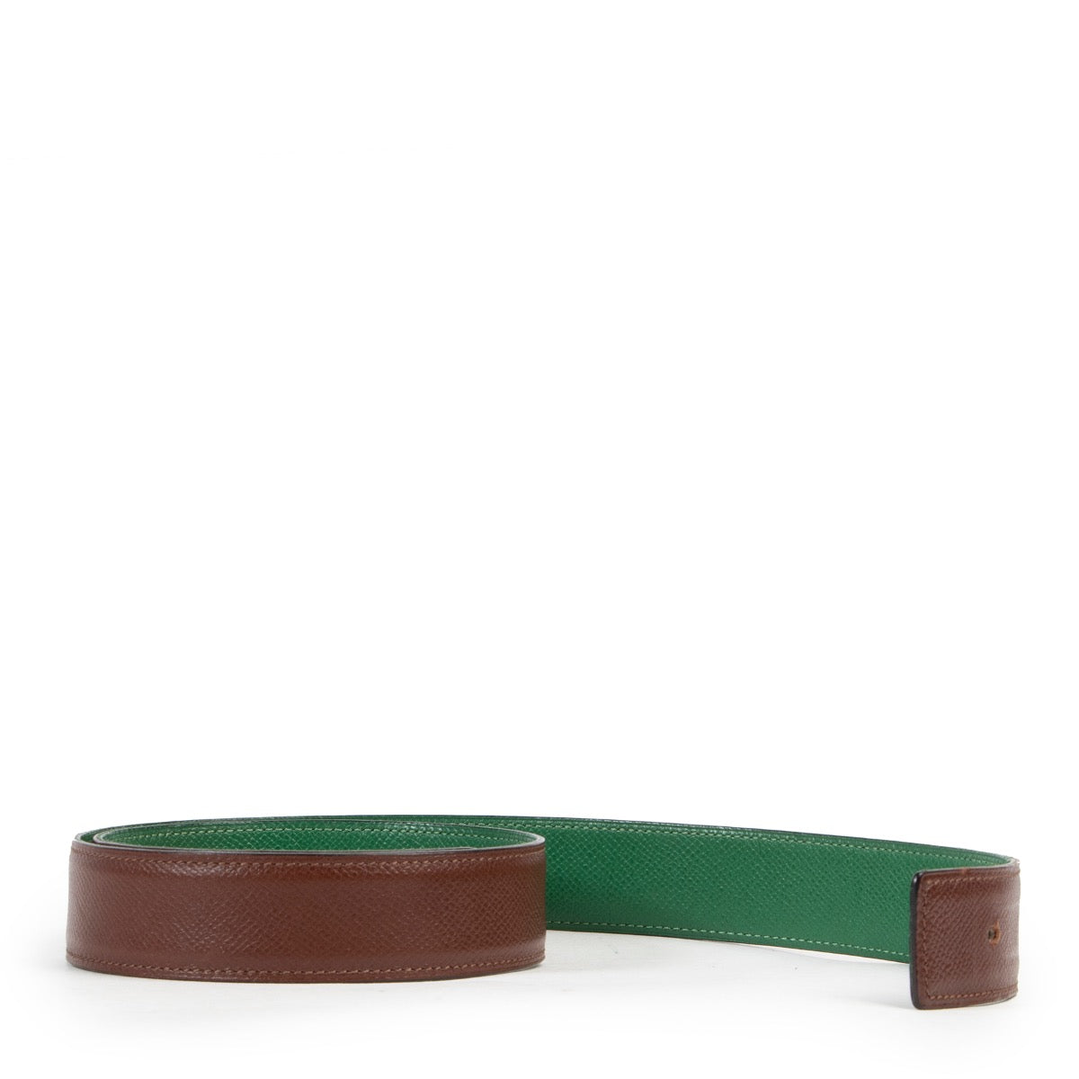 Buy online Hermès Green Reversible Belt in a safe way. Shop Hermès Green Reversible Belt in a safe way online. Buy vintage Hermès Green Reversible Belt online safely.