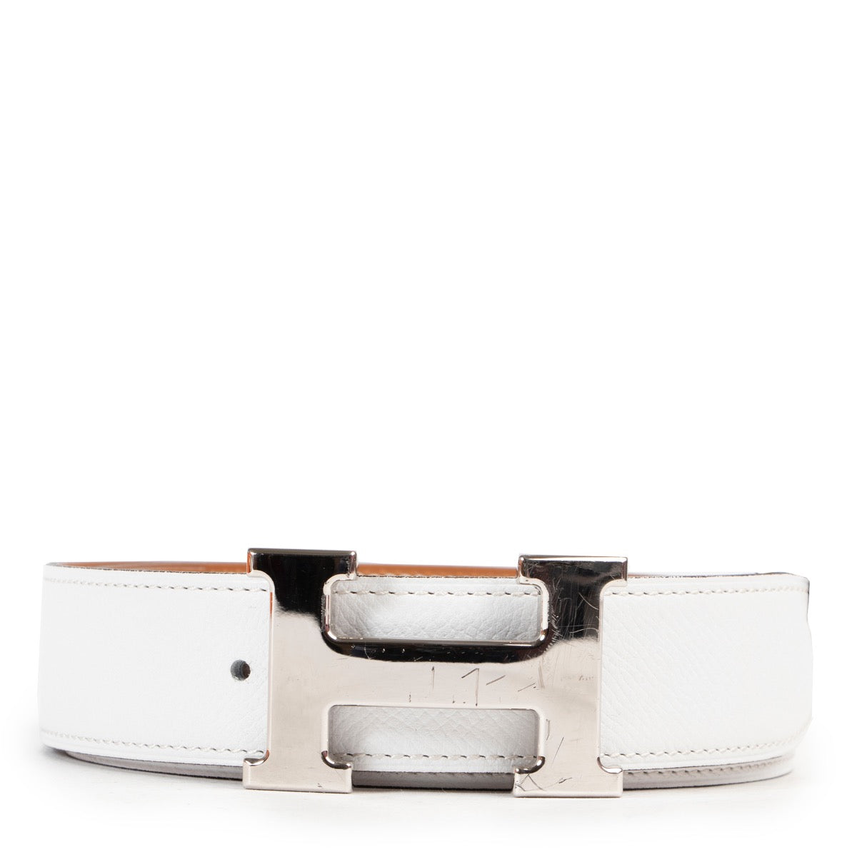 Buy online Hermès White Reversible Constance Belt in a safe way. Shop Hermès White Reversible Constance Belt online safely. Buy authentic second hand Hermès White Reversible Constance Belt in a safe way.