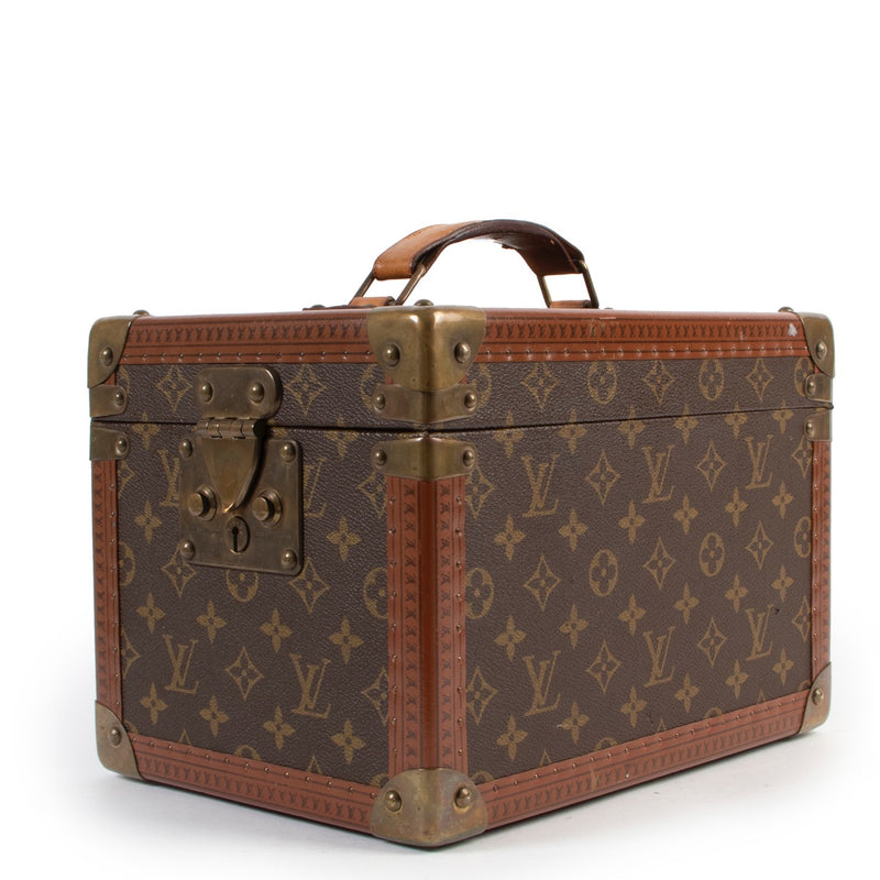 shop online at Labellov for authentic vintage Louis Vuitton Boite Flacons Monogram Cosmetic travel Trunk
