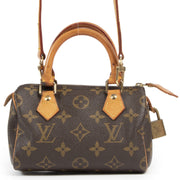 Authentic secondhand Louis Vuitton Mini Speedy Bandoulière designer bags fashion luxury vintage webshop safe secure online shopping