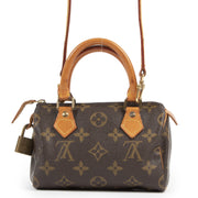 Authentic secondhand Louis Vuitton Mini Speedy Bandoulière designer bags fashion luxury vintage webshop safe secure online shopping