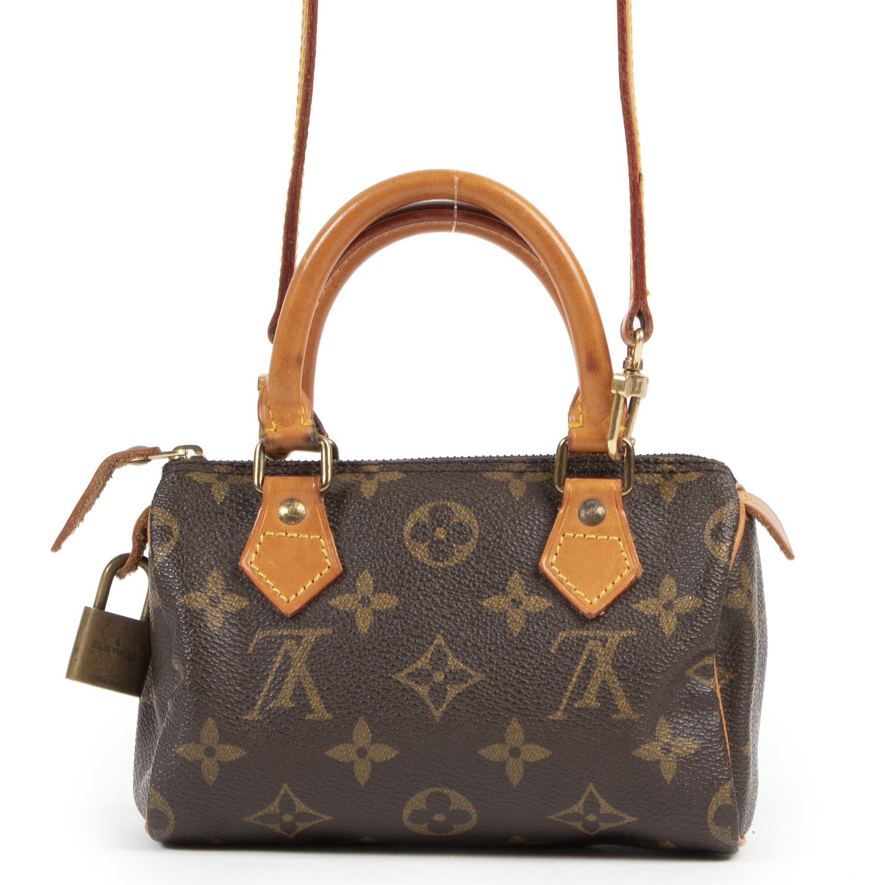 Authentic secondhand Louis Vuitton Mini Speedy Bandoulière designer bags fashion luxury vintage webshop safe secure online shopping
