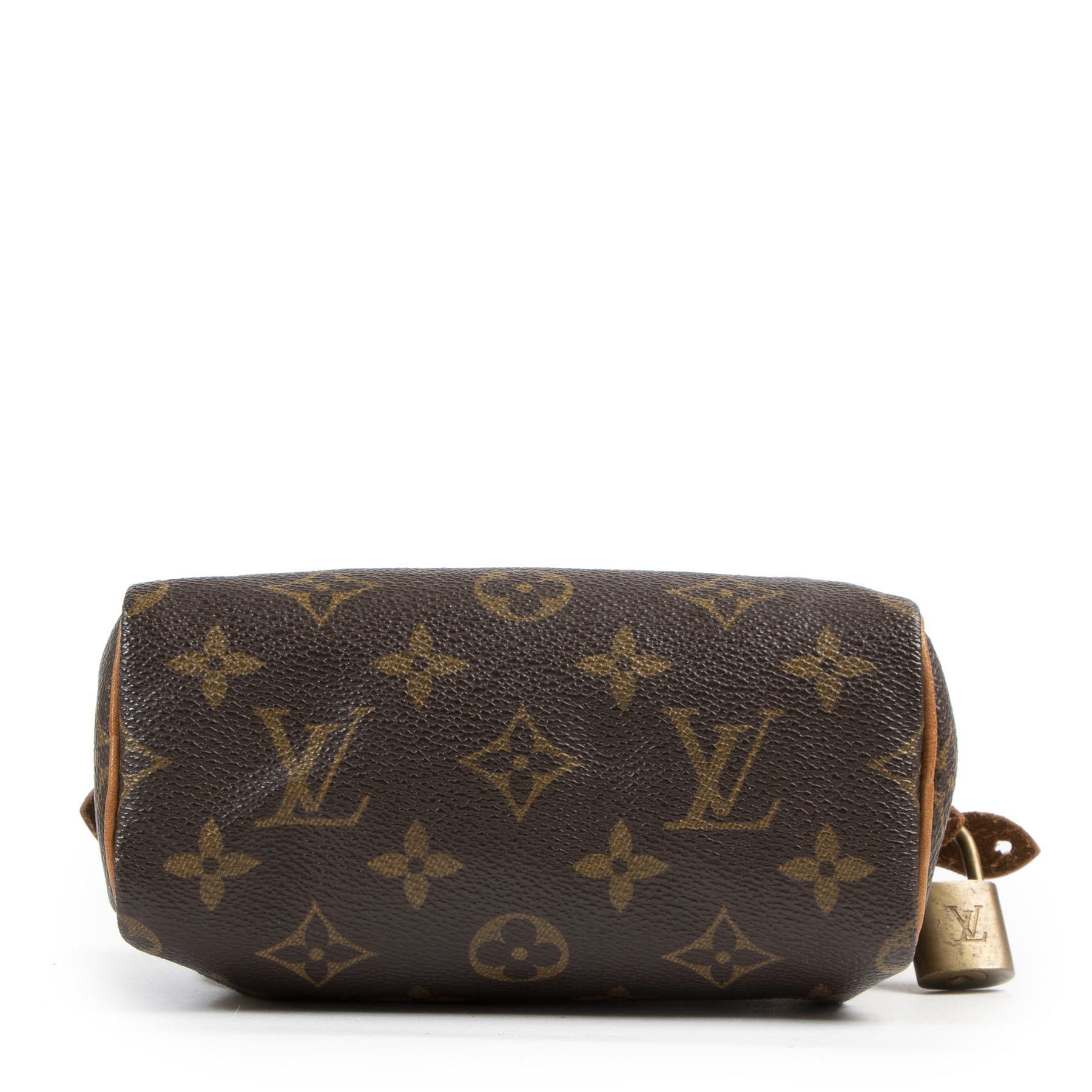 Authentieke Tweedehands Louis Vuitton Mini Speedy Bandoulière juiste prijs veilig online shoppen luxe merken webshop winkelen Antwerpen België mode fashion