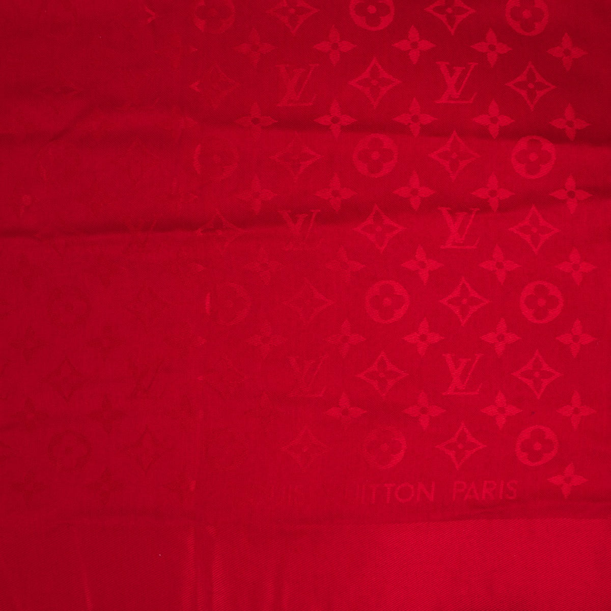 Écharpe rouge Louis Vuitton