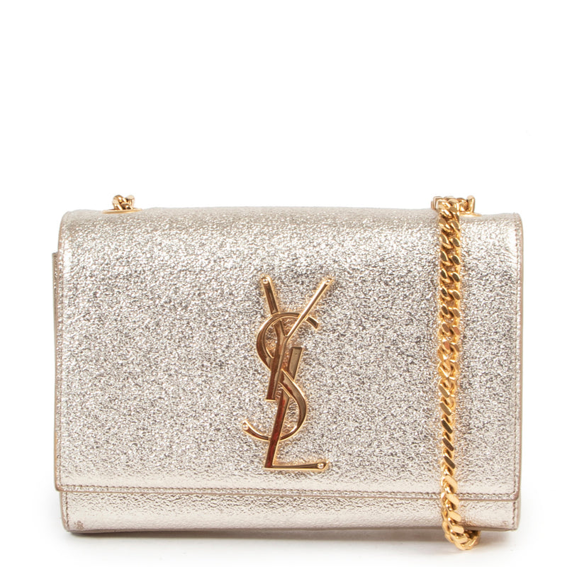 Saint Laurent YSL gold kate bag for the best price at Labellov secondhand luxury at Labellov