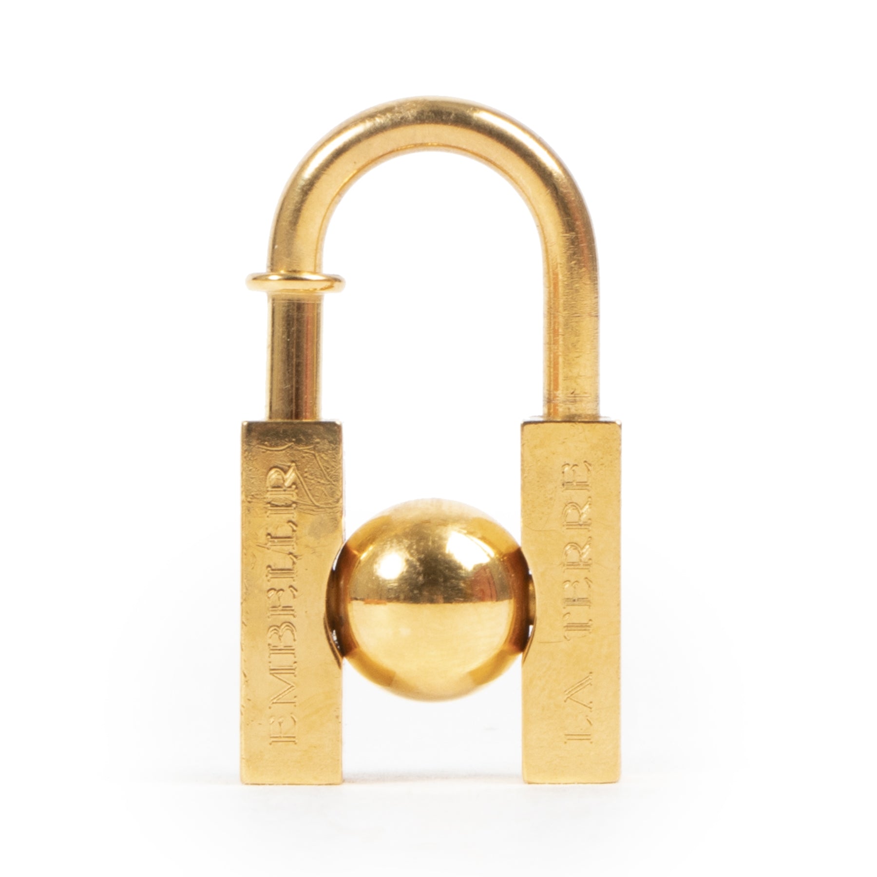 Hermès Golden 'H' Bracelet Lock. Authentieke tweedehands Hermès accessoires bij LabelLOV Antwerpen. Authentique seconde-main luxury en ligne webshop LabelLOV. Authentic preloved Hermès accessories at LabelLOV Antwerp.