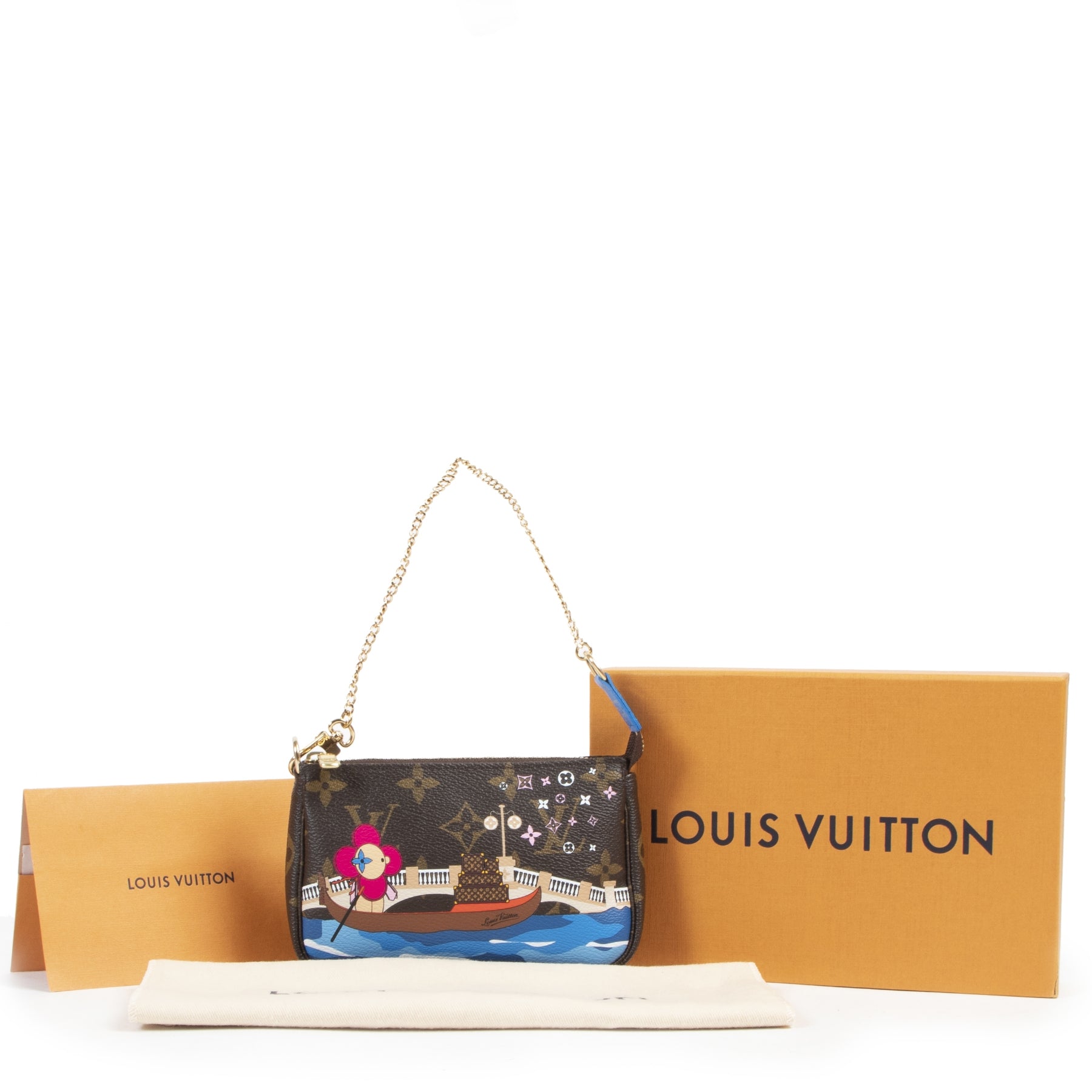Authentic secondhand Louis Vuitton Mini Pochette Accessoire Monogram designer bags fashion luxury vintage webshop safe secure online shopping