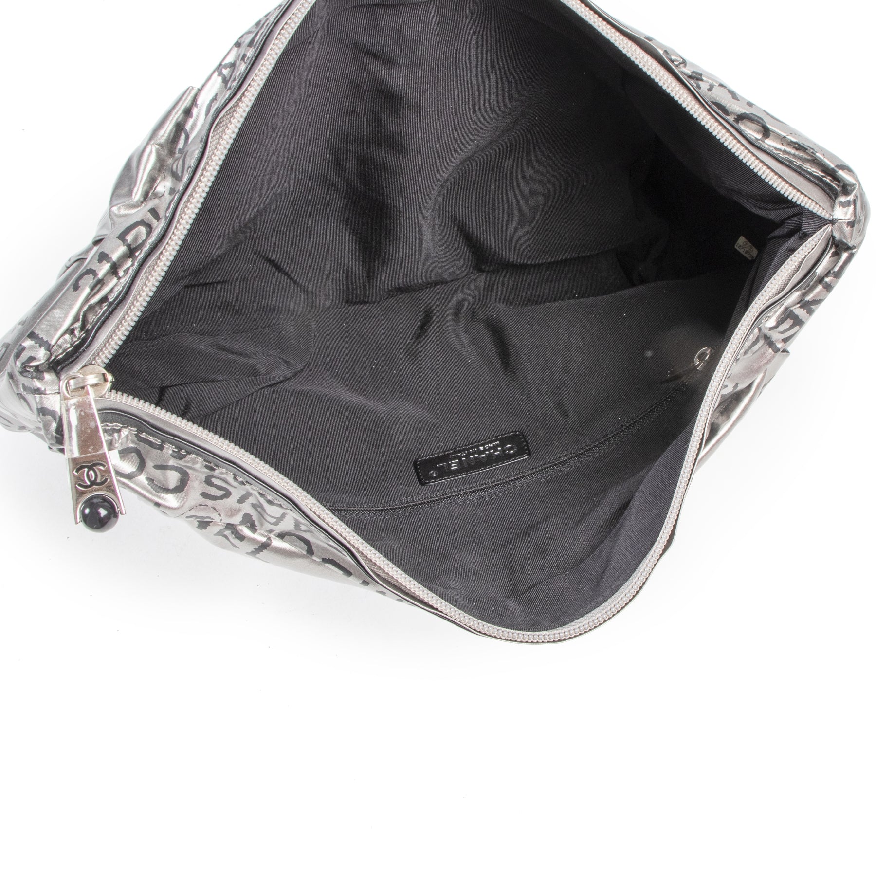 Preloved Chanel Metallic Clutch at LabelLOV