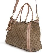 Gucci GG Canvas Bella Tote Satchel Bag te koop bij Labellov