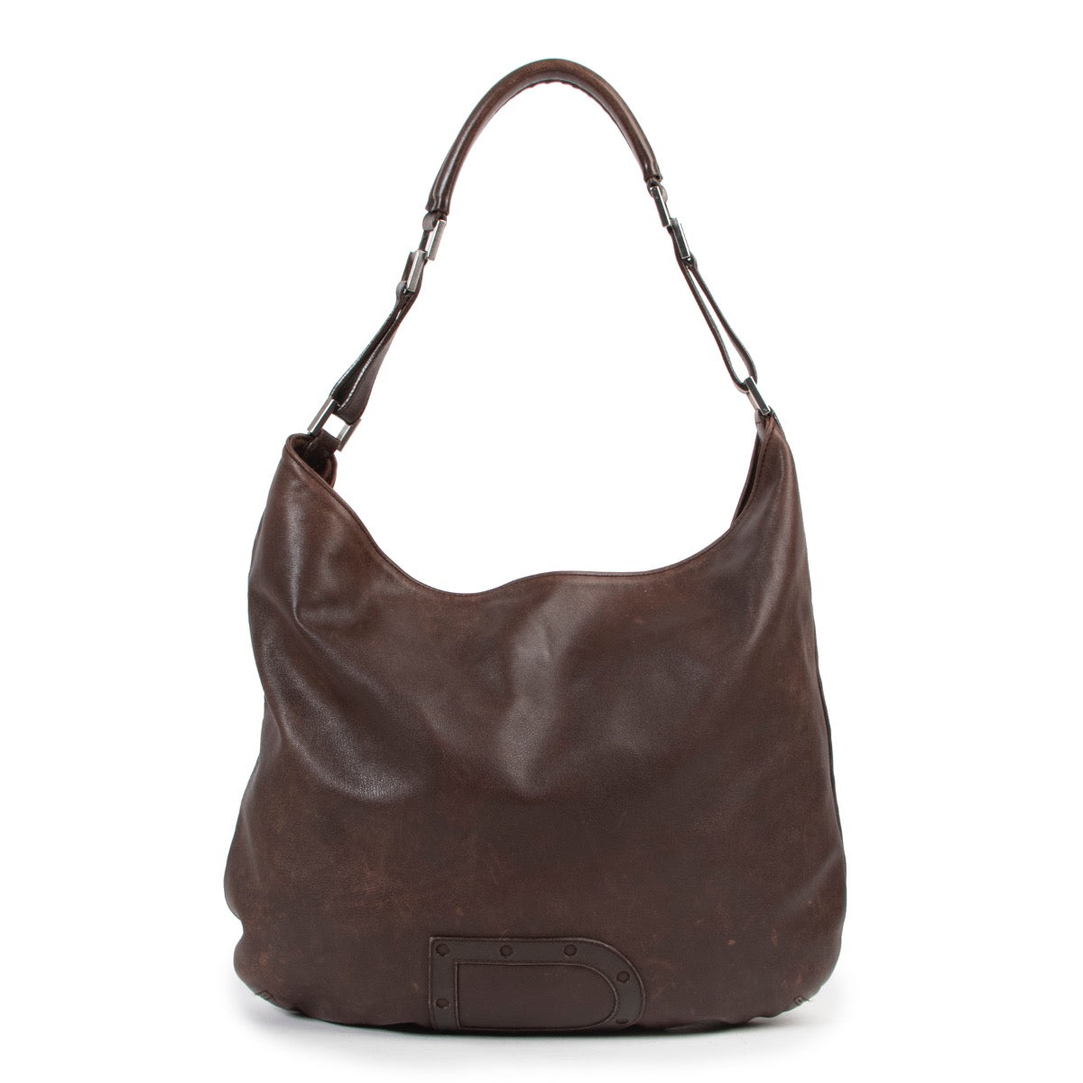 Buy and sell your authentic designer bags such as this Delvaux Brown Le Louise Tote Shoulder Bag online or in store at Labellov secondhand luxury in Antwerp.