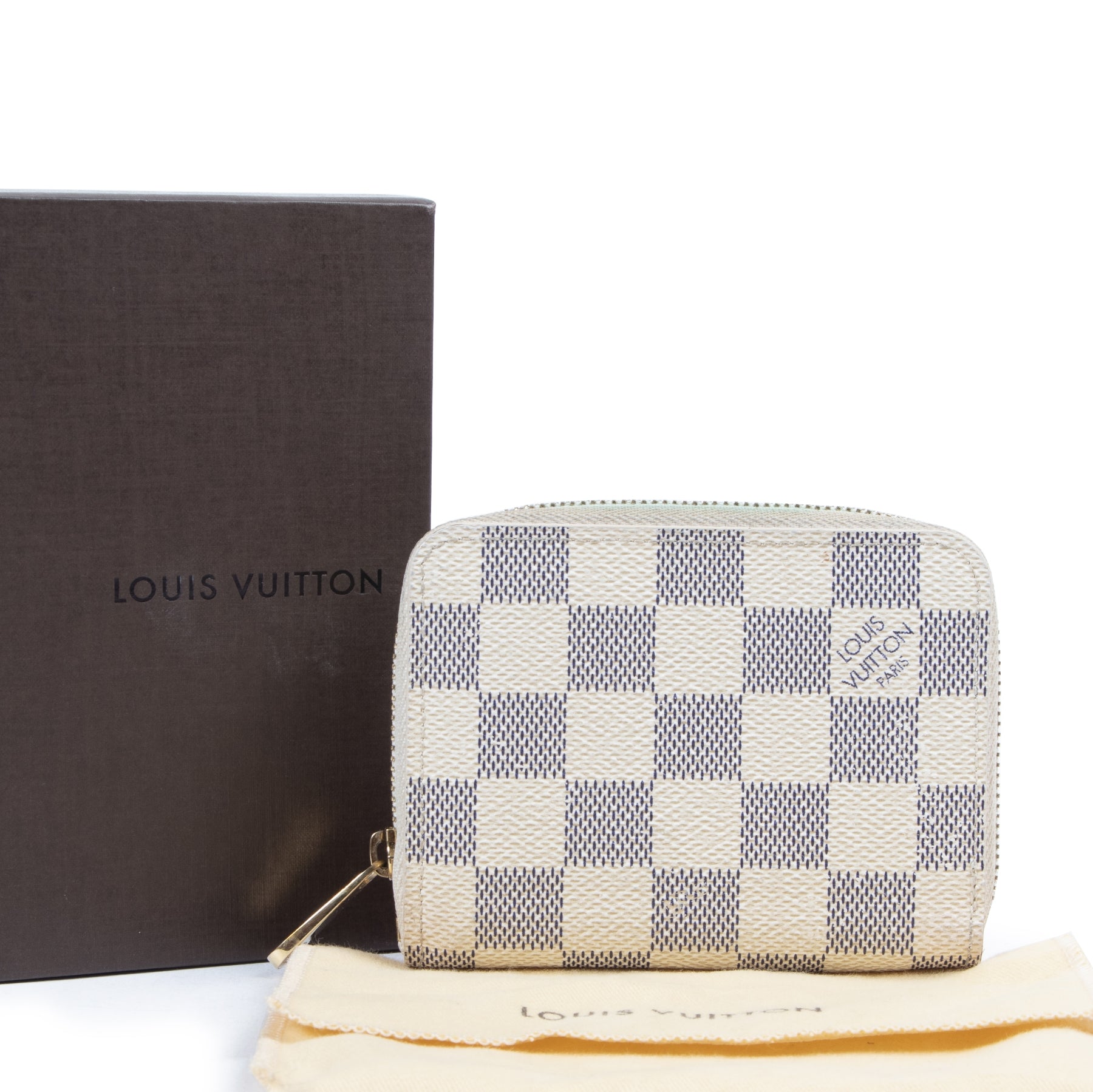 Bent u op zoek naar een authentieke Louis Vuitton Damier Azur Zippy Wallet