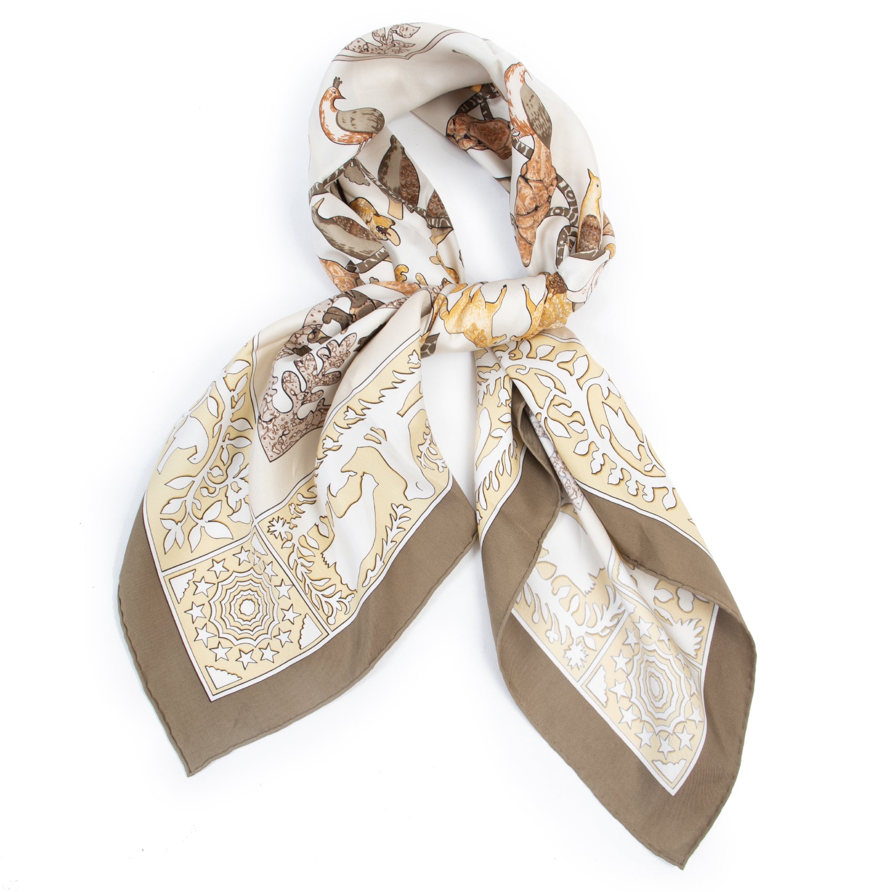 Hermès Early America Silk Scarf – Labellov