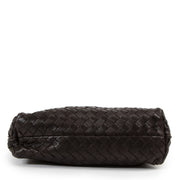 Authentic secondhand Bottega Veneta Brown Intrecciato Woven Leather Pochette designer bags fashion luxury vintage webshop safe secure online shopping