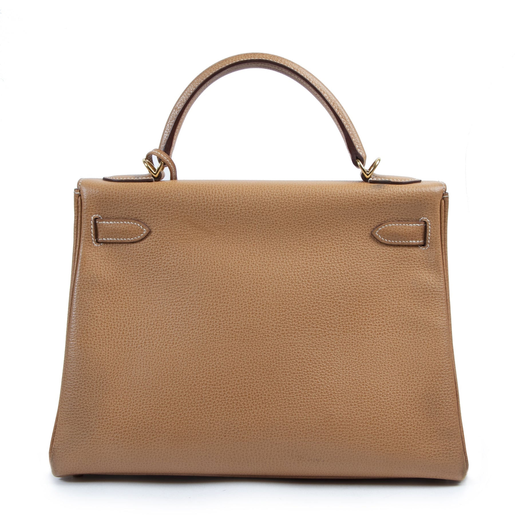 Hermès Kelly 32 Natural Vache Liege GHW