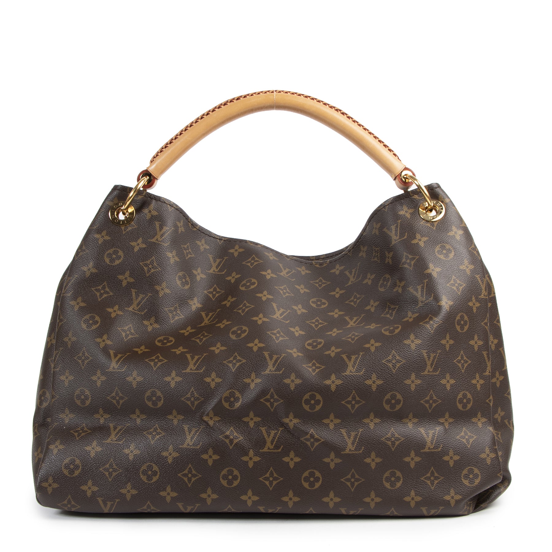 Authentieke Tweedehands Louis Vuitton Monogram Artsy GM Shoulder Bag juiste prijs veilig online shoppen luxe merken webshop winkelen Antwerpen België mode fashion